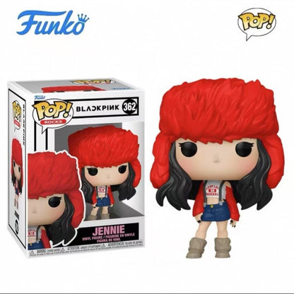 ? Funko Pop Blackpink Jennie Lisa Rose Boneca de Vinil Coreana Grupo Feminino Modelo de Ação Presentes Comemorativos para Fãs Colecionáveis