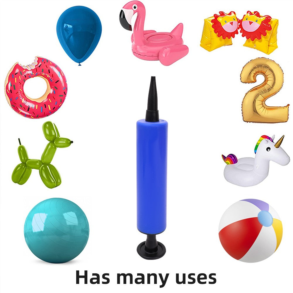 Hand Push Balloon Pump Plastic Balloon Inflater Air Pump Balloon Accessories Birthday Party Wedding Supplies Randomly Color