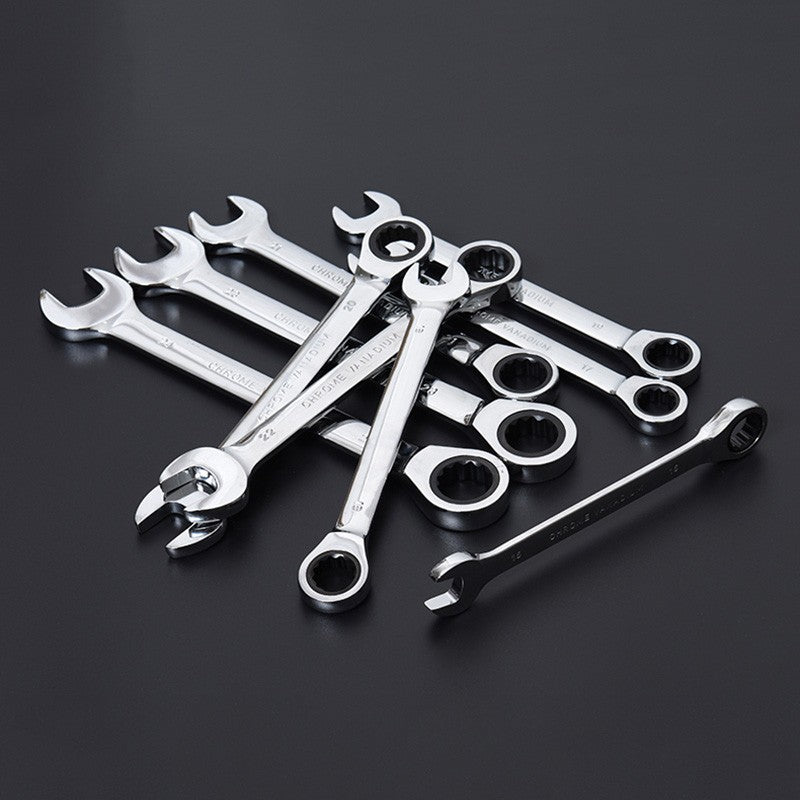 Ratchet Combination Metric Wrench Set Hand Tools Torque Gear Socket Nut Tools A Set of Key