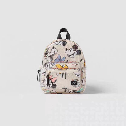 Mochila Infantil 2025 Tendência Nova Mochila Escolar Adorável Moda Casual Versátil Bolsas de Ombro Duplo Mochila com Estampa de Desenho Animado para Bebês Meninos