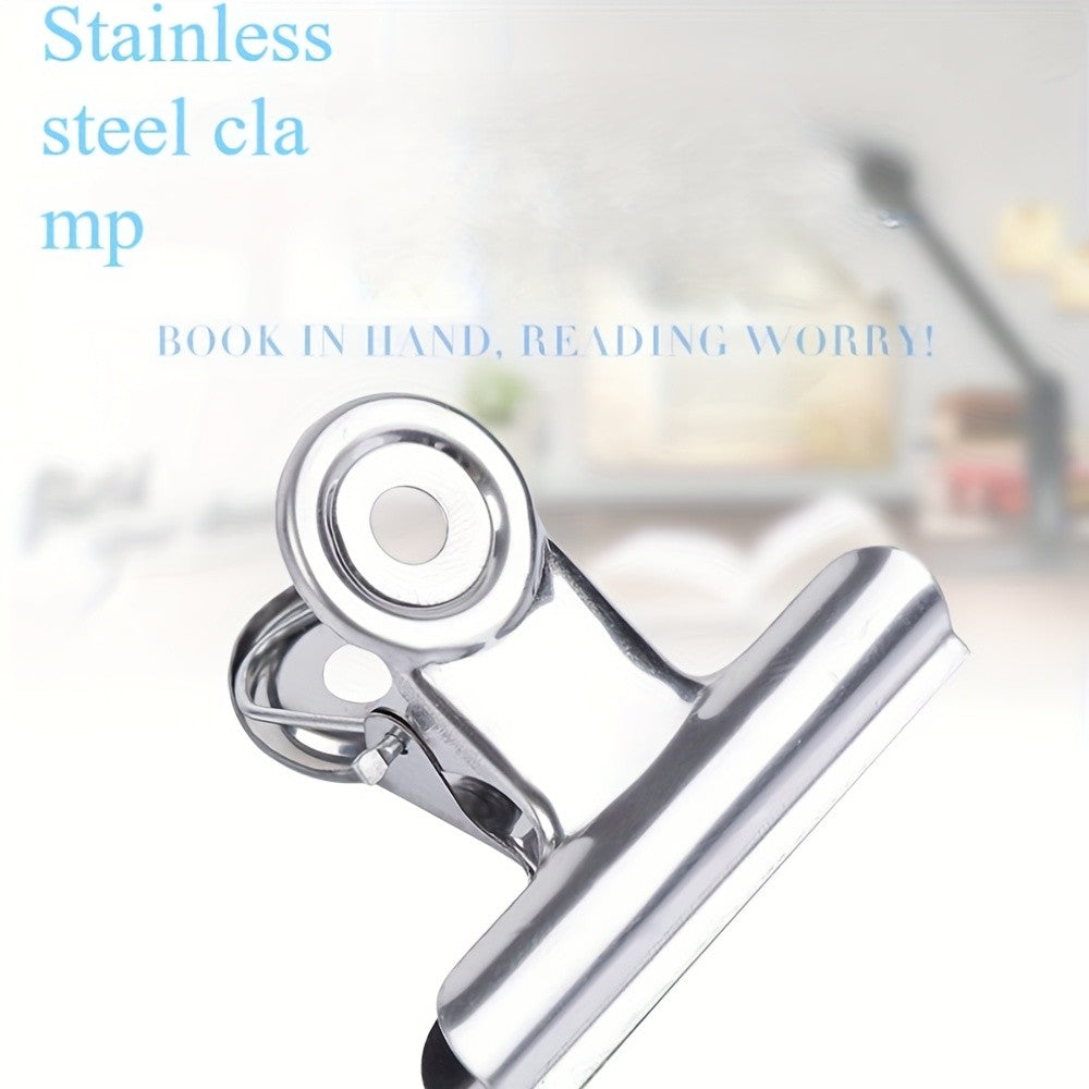 12 Pack Heavy Duty Stainless Steel Food Bag Sealing Clips - Reusable Multi-Purpose Clips for Kitchen, Office, School - Ideal Home Organizer and Storage Essentials | Modern Kitchen Accessories | Durable Structure