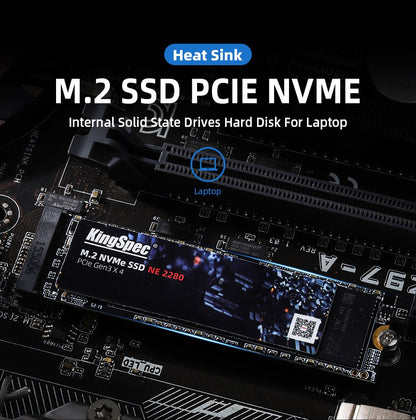 SSD KingSpec M2 NVME 512 GB 1 TB Disco Rígido Interno PCIe3.0 NVME SSD 128 GB 256 GB 2 TB Unidade de Estado Sólido 2280 para PC Desktop Notebook