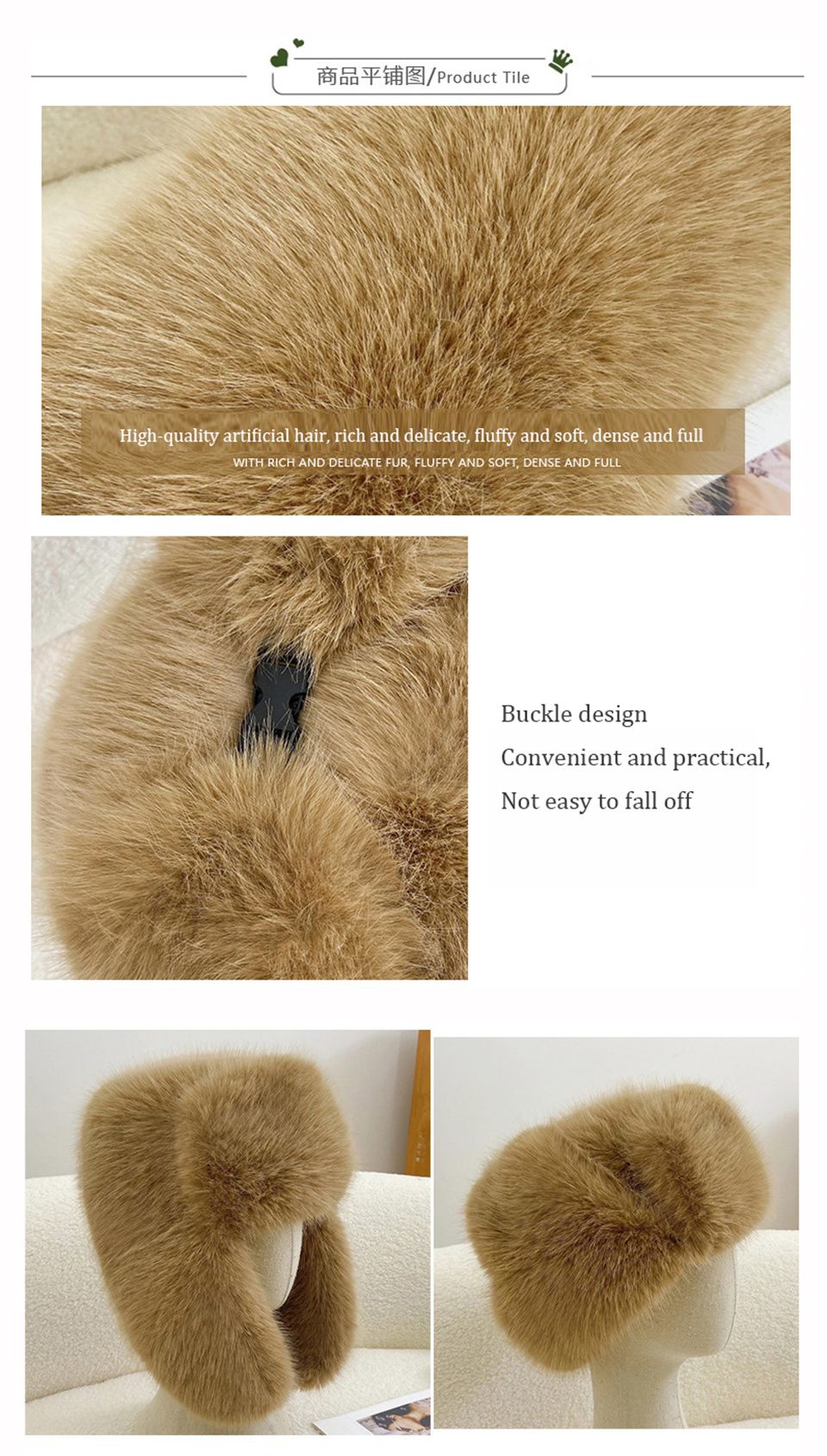 Fluffy Imitation Mink Fur Bomber Hats Women's Autumn and Winter Korean Version Plush Hat Female Ins Blogger Cycling Cold Hat