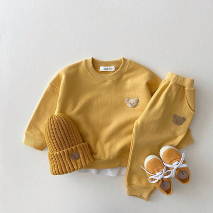 Conjuntos de roupas de bebê de uma peça para meninas recém-nascidas, macacão de manga comprida "Little Brother" para bebês meninos, conjunto de roupas para bebês meninos