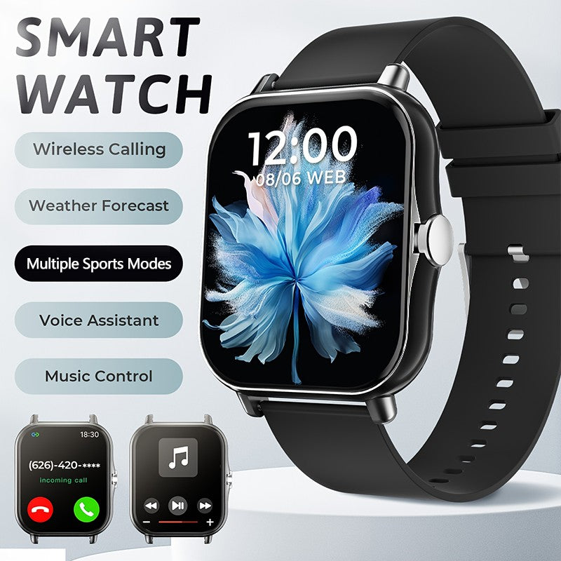 G.LWear New Women's Smart Watch Bluetooth Call Fitness Tracker Heart Rate Monitor Alarm Clock Outdoor Sports Men's Smartwatch