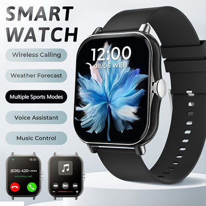 G.LWear New Women's Smart Watch Bluetooth Call Fitness Tracker Heart Rate Monitor Alarm Clock Outdoor Sports Men's Smartwatch
