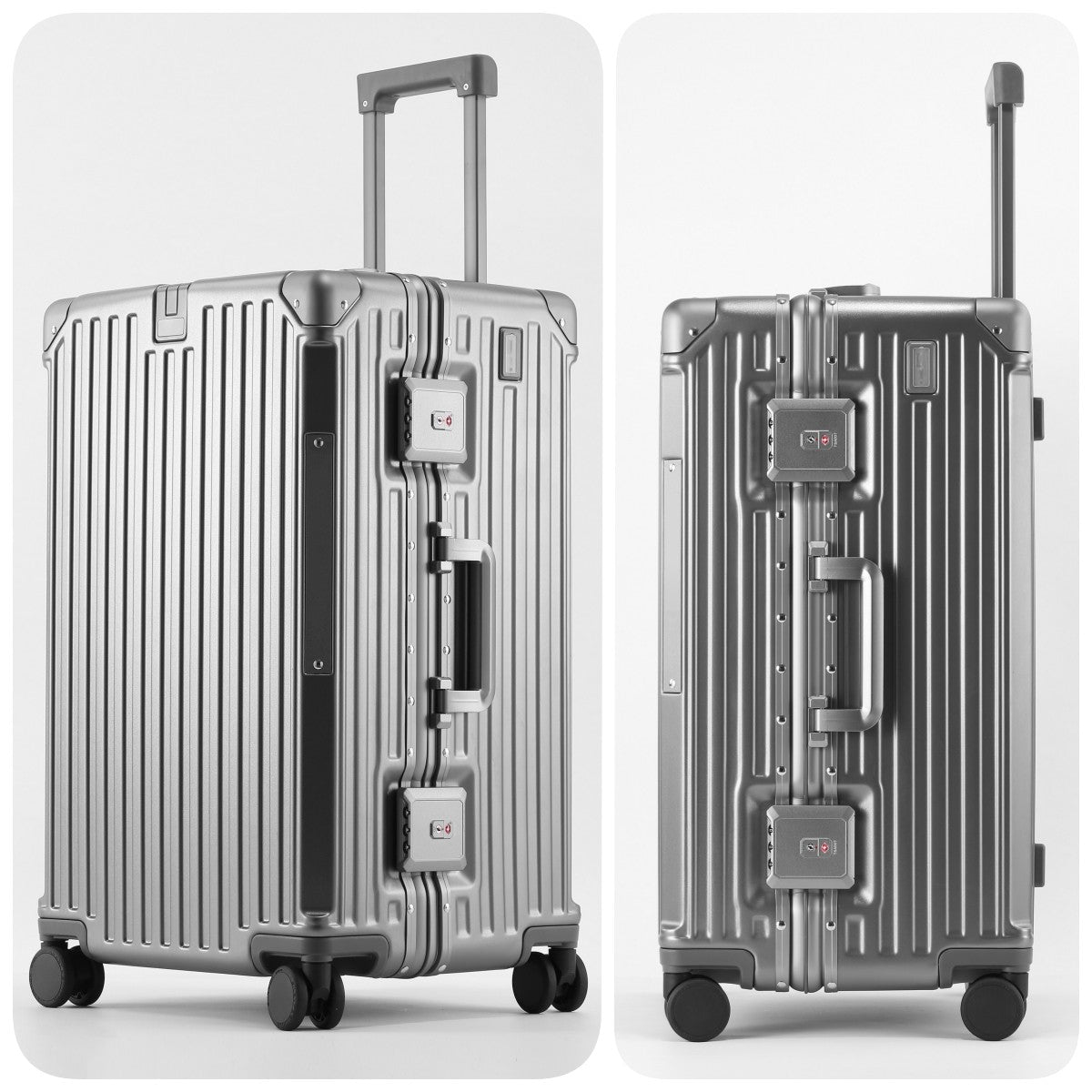 Luxury Suitcase High Quality Upgrade Thicken PC Material Rolling Luggage Aluminum Frame 20/24/26/28/30inch Travel Trolley Bags