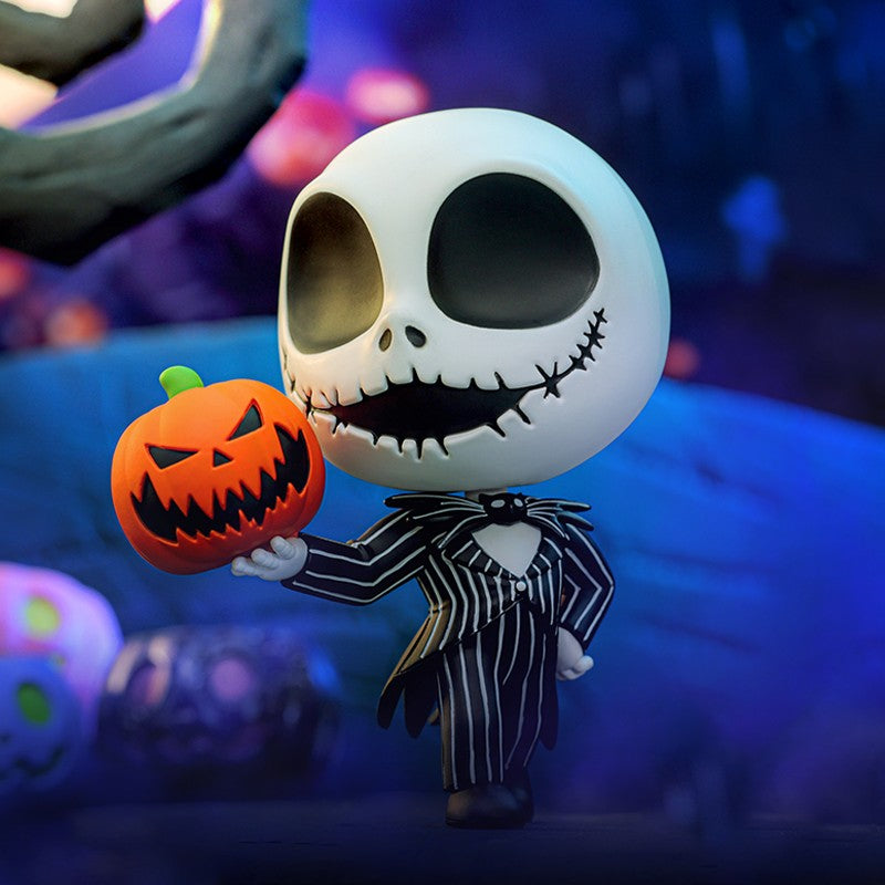 Hot Toys The Nightmare Before Christmas Sally Jack Skellington Cosbaby Mini Action Figure Fashion Cute Halloween Collection Gift