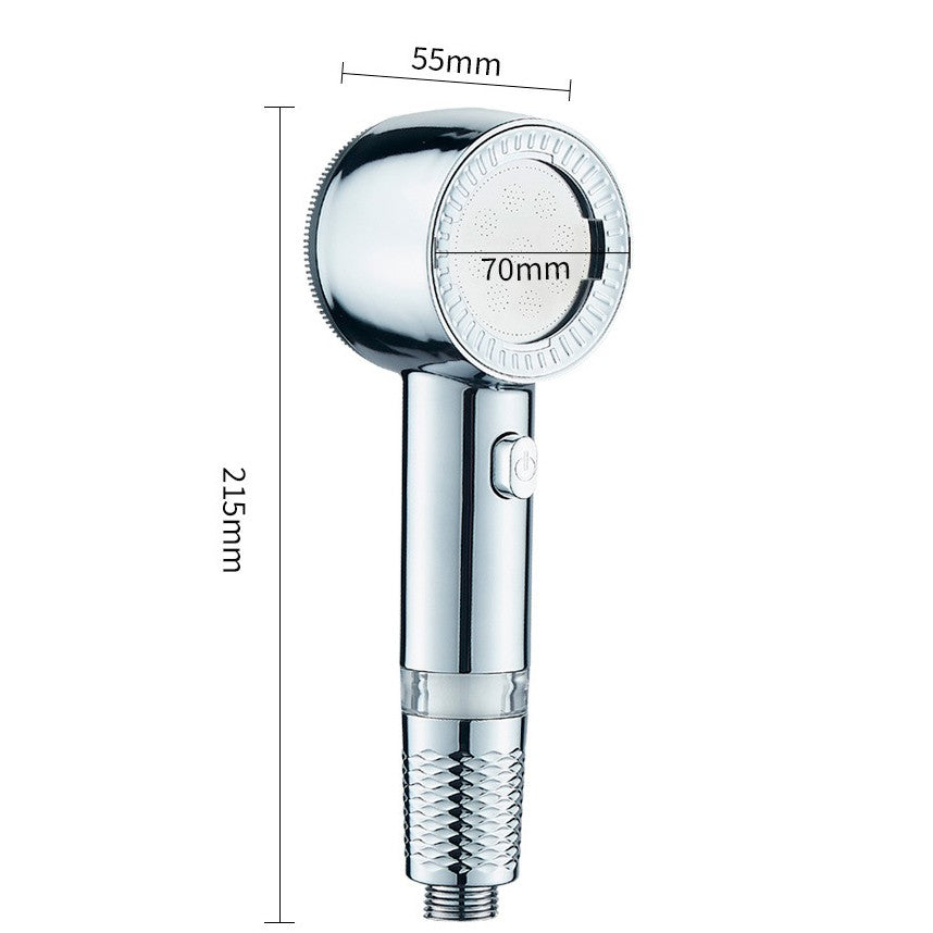 Novo Chuveiro de Mão com Filtro de Chuveiro, Impulsionador de Chuveiro, Grande Saída de Água, Purificador Universal, Conjunto de Chuveiro para Banheiro e Casa