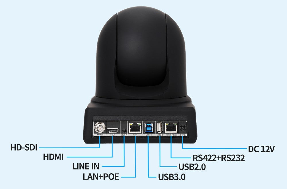 4K NDI  PTZ Camera 1-10pcs 20X Zoom Video Conference Camera for Church Business Meeting Optional 1 controller keyboard kit