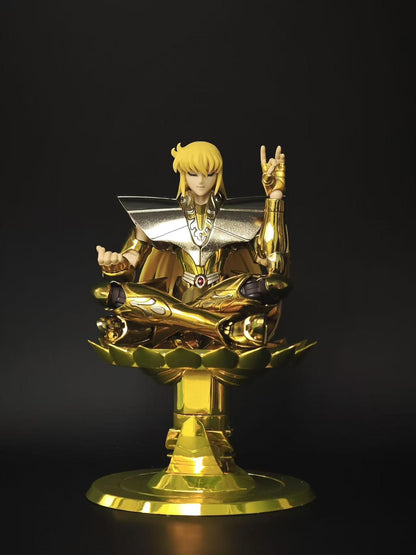 In Stock Reissue CS Chuanshen Saint Seiya Virgo Shaka Normal Color Saint Cloth Myth EX Anime Action Figure Collectible Model Toy