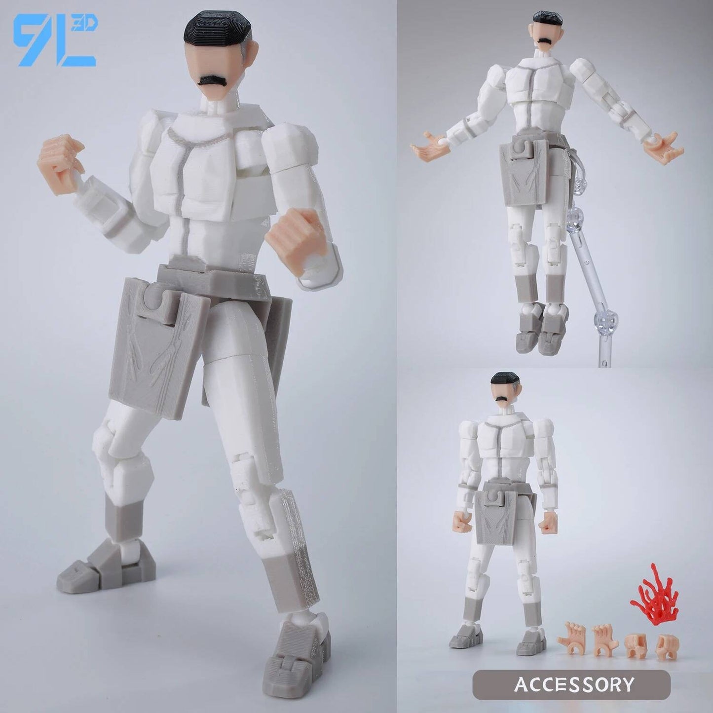 9L3D Sortudo 13 Invencível Menino Conquistador? Boneco de Ação Omni Impresso em 3D Modelo de Anime Articulado Colecionável Brinquedo Presente Fã