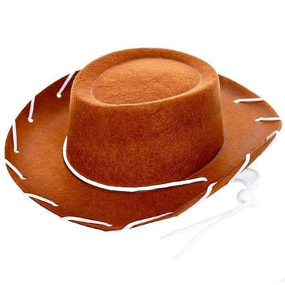 Fantasia Woody Jessie Cosplay Felt Hat Cap Adult Roleplay Props Fancy Dress Up Halloween Carnival Costume Accessories Gifts