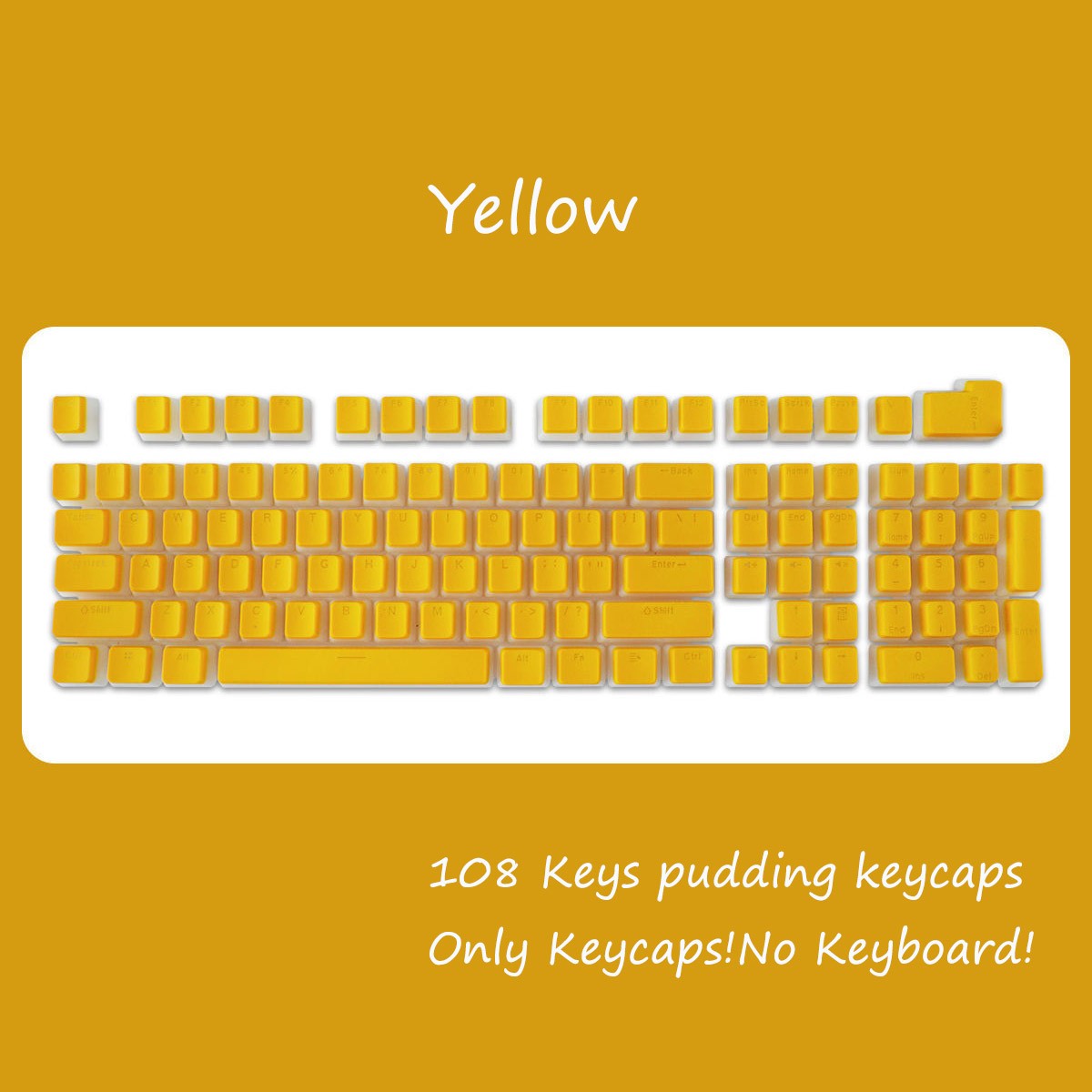OEM Profile PBT Keycaps 108 Keys Pudding Keycap For Cherry MX Switch Mechanical Keyboard RGB Gamer backlit Key Caps Custom DIY