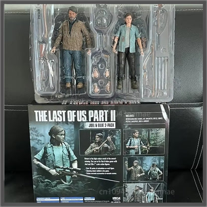 The Last Of Us Part 2 Joel Ellie Com Arco 18cm Neca Action Figure 2pçs/Conjunto Modelo Brinquedo Articulado Presente De Natal Brinquedo Premium