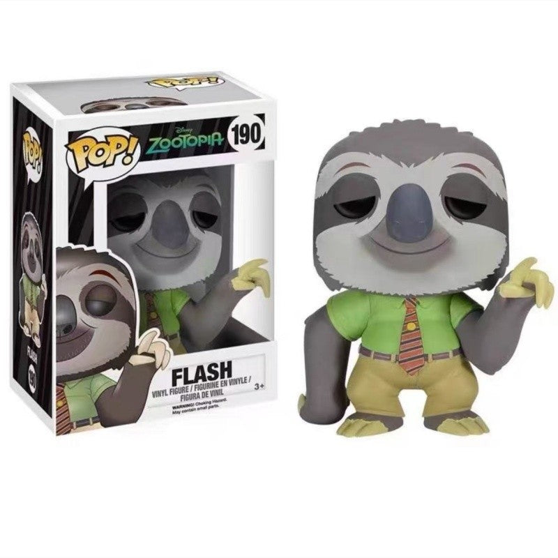 Funko Pop! Nick Wilde Zootopia Judy Hopps Flash Bonecos de Ação Edição Limitada Modelo de Estatueta Bonecos de Brinquedo Figura de Vinil Presente Infantil