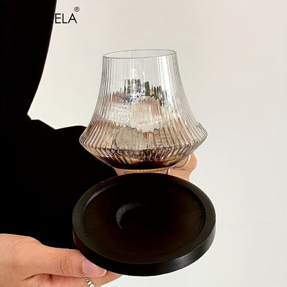 1/2PCS Vertical Cold Brew Coffee Cup Glasses Iced American Latte Water Cups Cold Drink Whiskey Glass for Coffee Lovers