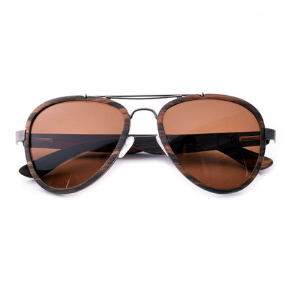 Oversized Aviator Sunglasses Wood for Men Polarized Sun Glasses Women 2022 Luxury Brand Shades UV400 High Quality