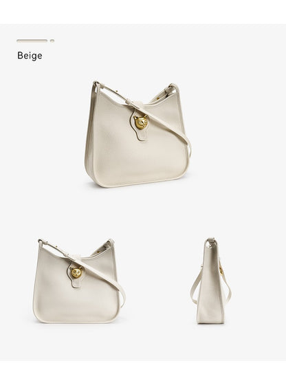 BAFELLI New Women's Natural Cattle Leather Bucket Bag - Versatile & Chic Shoulder & Crossbody