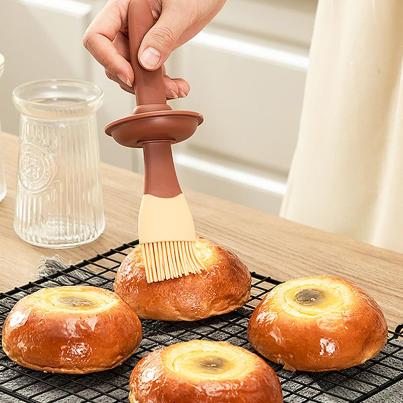 Silicone Oil Brush Temperature Resistant Oil Bottle Baking Pancake Barbecue Cooking Olive Oil BBQ Grilling Kitchen Gadget