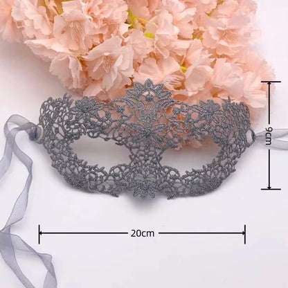 Gold and Silver Lace and Diamond Mask Eye Mask Masquerade Adult Male and Female Party Mask Sensual Women's Half Face