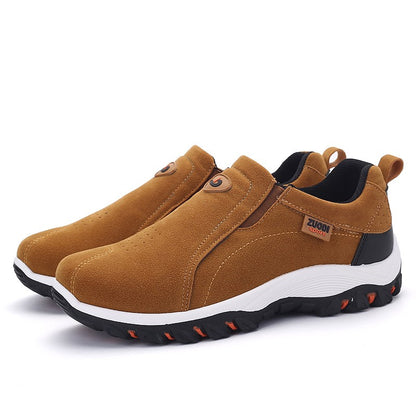 Novos Tênis Casuais Masculinos Ultraleves para Exterior Sapatos Casuais Masculinos de Tamanho Grande Design de Peça Única para Calçar Rápido e Fácil