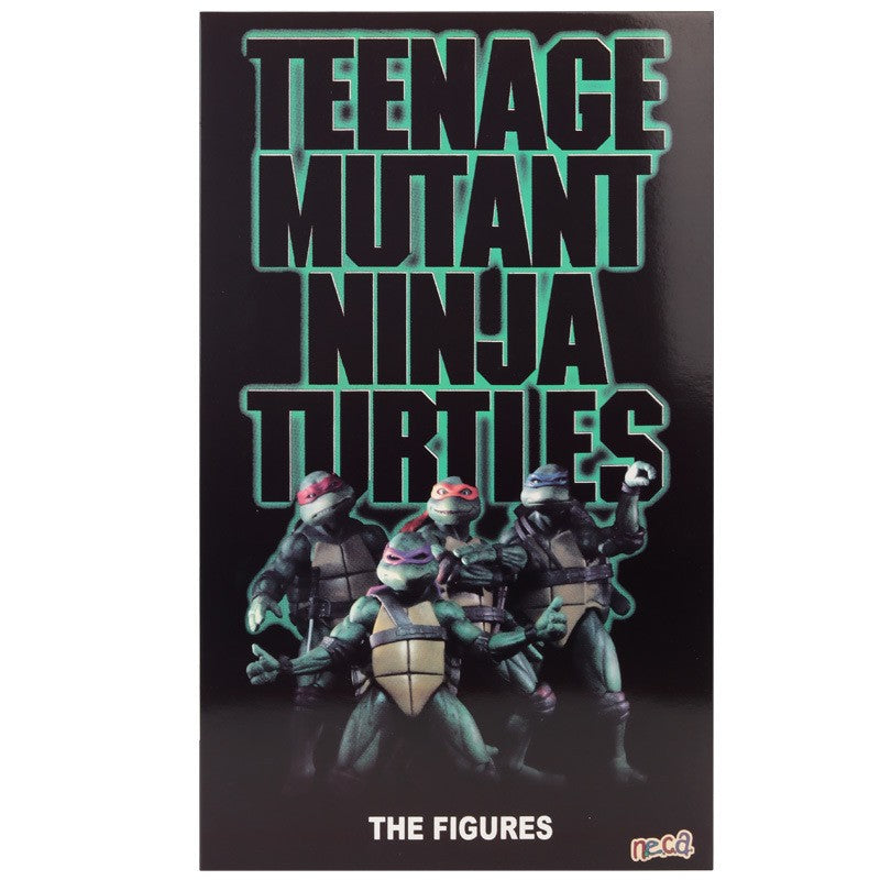 NECA 4 peças Boneco de Ação Tartarugas Ninja TMNT Edição Móvel Filmes Modelo Tartaruga Ninja Anime Infantil Para Presente de Boneca Brinquedo