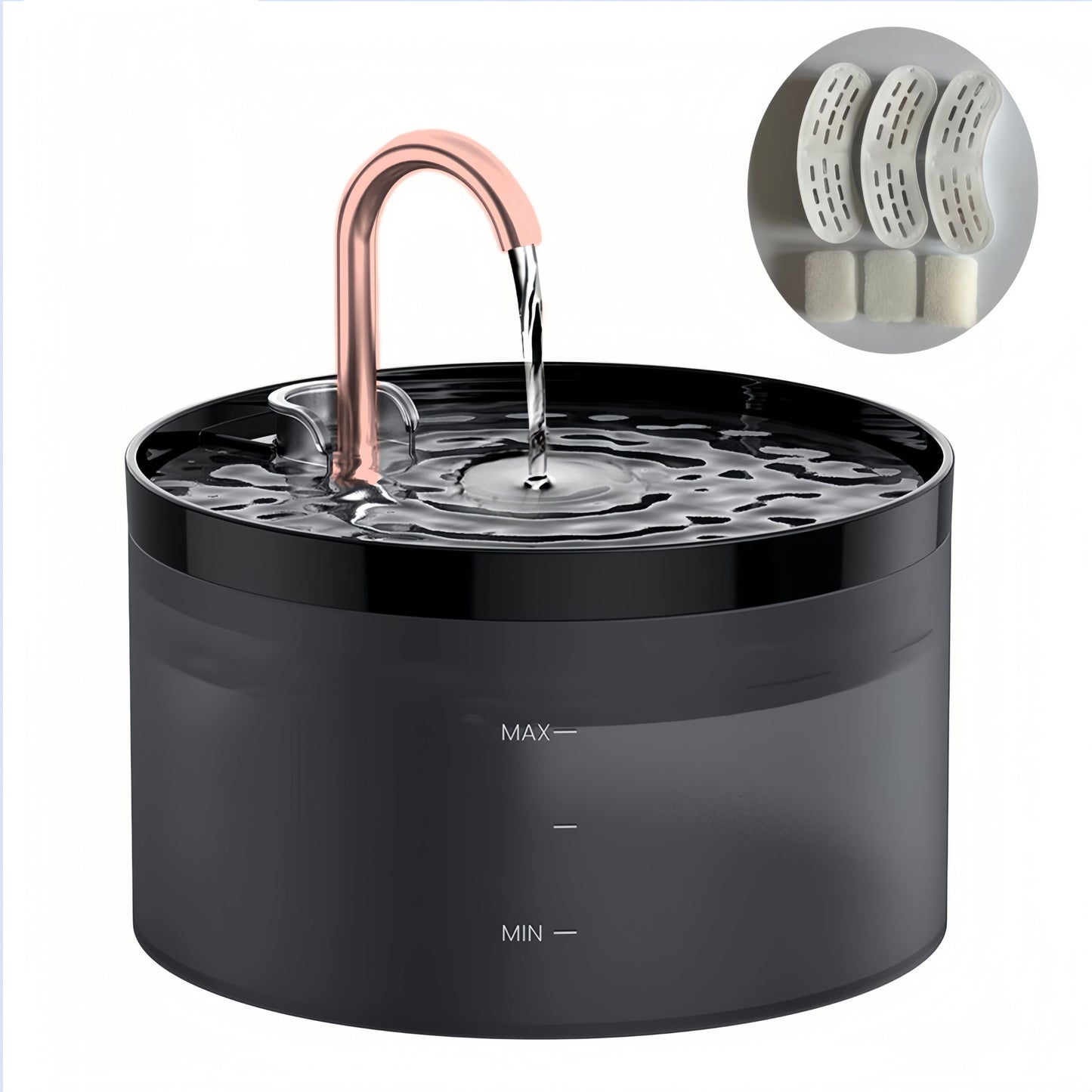 Bebedouro automático para animais de estimação 2,1L Bomba ultra silenciosa torneira para gatos adequado para cães e gatos com sensor USB elétrico