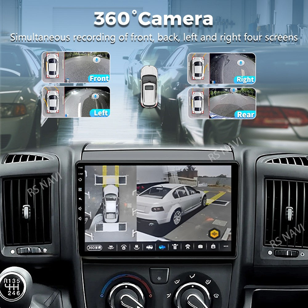 Android 15 Car Radio For Fiat Ducato Peugeot Boxer Citroen Jumper 2006 -2022 Wireless Carplay multimedia Android Auto 4G
