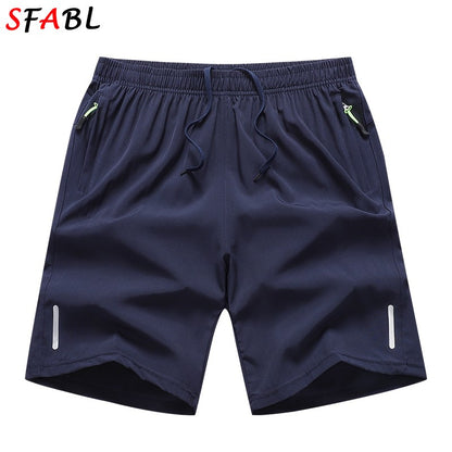 New Summer Casual Men's Shorts Quick-drying Elastic Running Gym Fitness Shorts Men Beach Short Pants Male Breathable Boardshorts