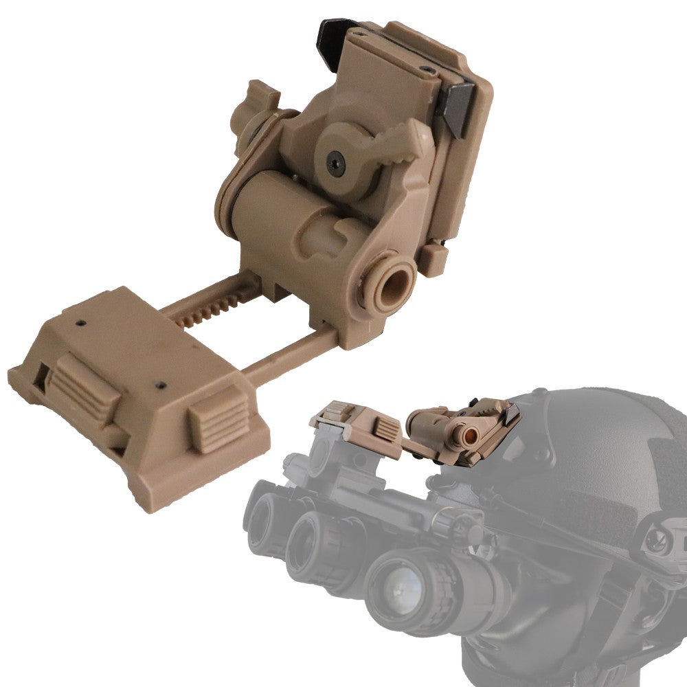 BOOIU L4G24 Suporte de Montagem NVG Tático de Nylon Dobrável para Capacete de Visão Noturna para Capacete PVS15 PVS18 PGPNVG18