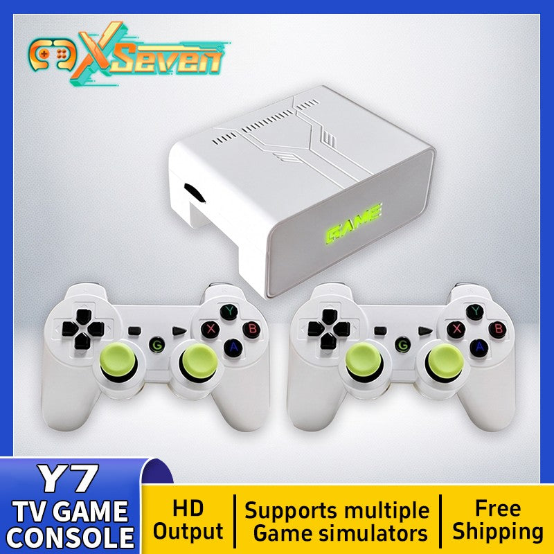 2026 New Coopreme Y7 X7 128G  Linux System 4K Video Game Console TV Box Wireless Controller Retro Game 10000+ Support PSP