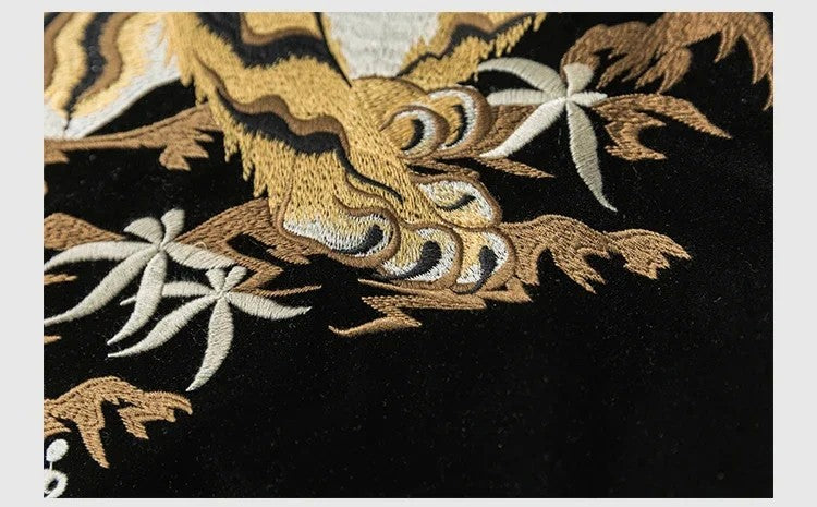 Non Stock Suka Reversible Souvenir Jacket Embroidered Sukajan Baseball Outerwear