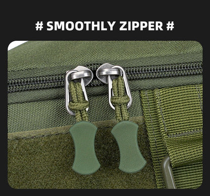 Mochila Tática de Pesca com Porta-Varas, Bolsa para Apetrechos de Pesca, Armazenamento de Equipamentos de Pesca, Sistema Molle, para Acampamento, Caminhada, Bolsa Multifuncional para Exteriores