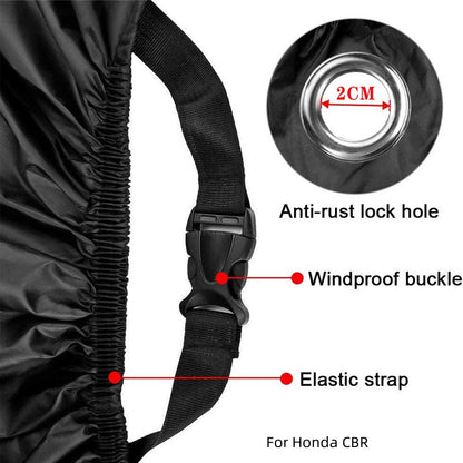 Capa de Moto Impermeável Externa Protetor UV contra Poeira e Chuva Para Honda CBR 125R 954 600 F4i 650F 650R 1100XX 1000F