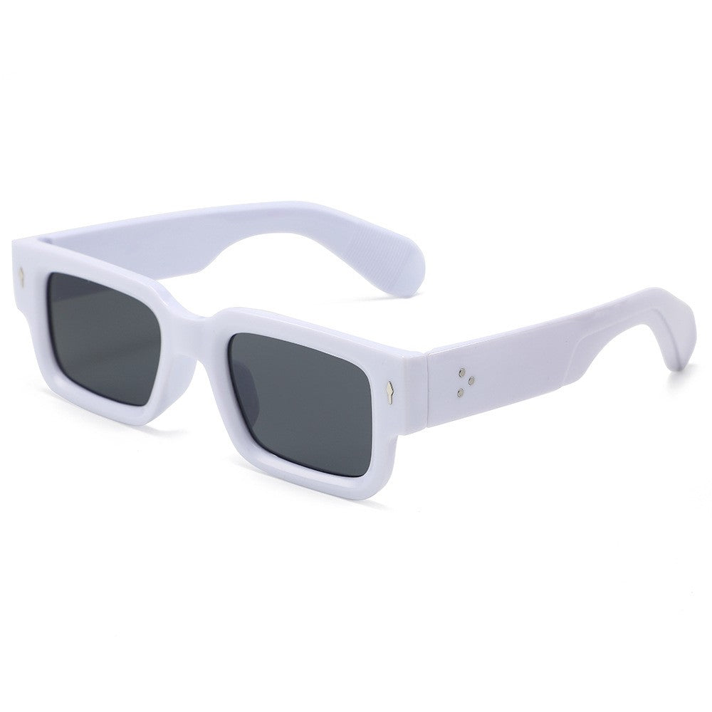 1PC Unisex Retro Square Sunglasses Classic UV Protection Plastic Frame Shades for Outdoor Travel Driving