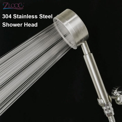 304 Stainless Steel Shower Head,Handheld Bath Rainfall Shower,High-pressure Shower Head For Home Use Faucet Bathroom Accessories