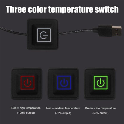 1pç Almofada Aquecida para Assento de Motocicleta USB Almofada Aquecida para Moto Scooter Quente Almofada Aquecida para Veículo Elétrico 2026