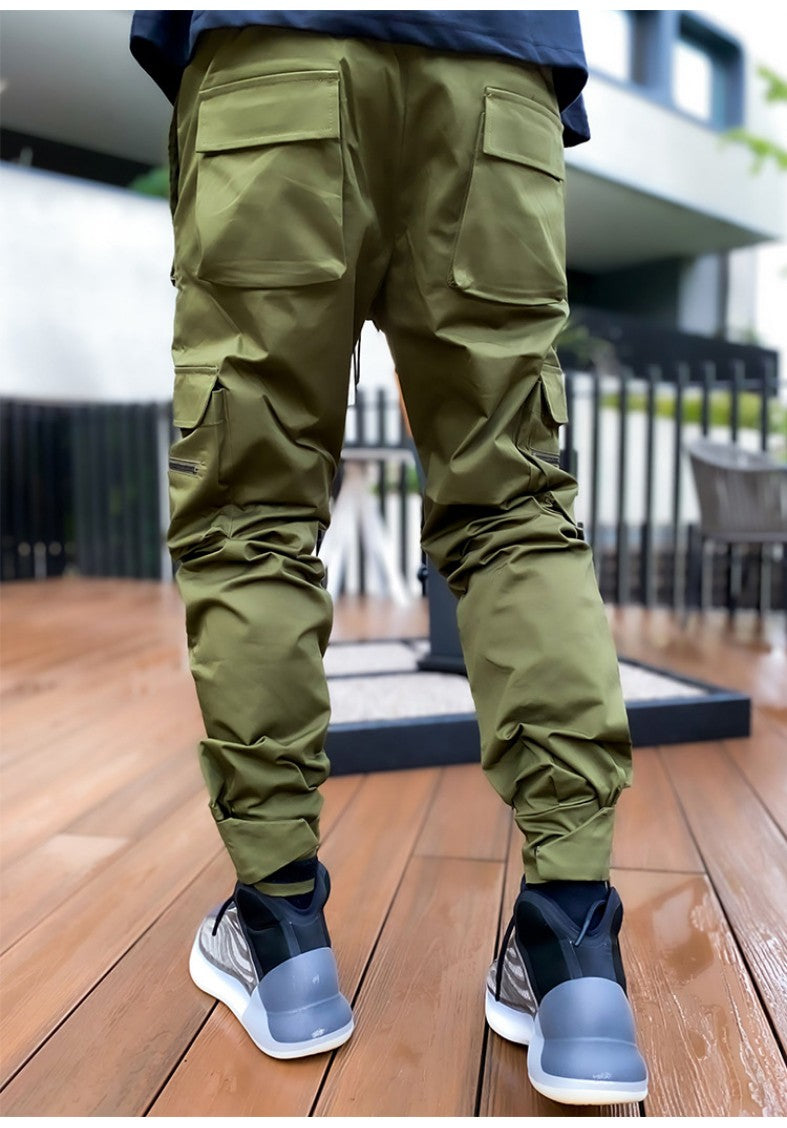 Men's Reflective Cargo Pants 2025 New Hip Hop Casual Joggers Trousers Multi-Pocket Men Sweatpants Streetwear Sports Pant M-3XL