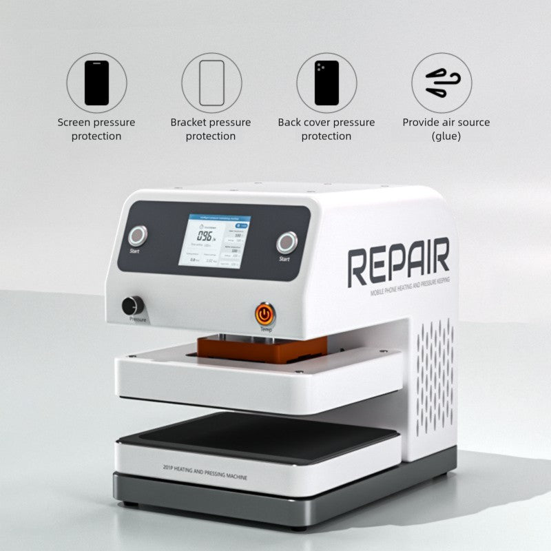 TBK-201P Intelligent Compression Machine Intelligent Pressure Hold Machine For Phone Cellphone Screen Repair Built-in Air Pump