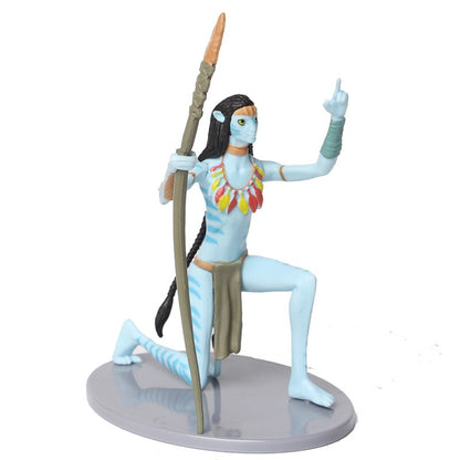 6 pçs/conjunto de figuras de ação de personagens do filme Avatar Neytiri e Jake com Banshee em PVC