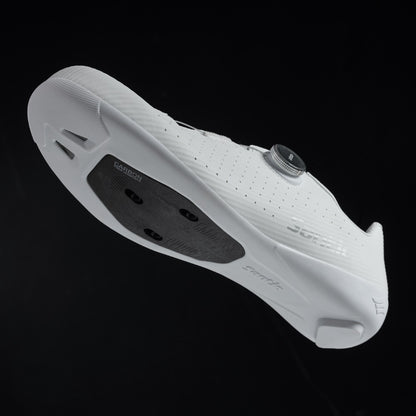 Santic Carbon Fiber Cycling Shoes Outdoor Wear Resistant Road Riding Sneakers Unisex Men Women Adjustable Pro Racing Bicyle Shoe