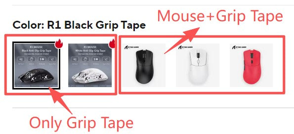Mouse Bluetooth Attack Shark R1 e Grip Tape, Mouse Viral Avaliado por Influenciadores PAW3311 1K HZ Mouse Gamer com Macro para pad/pc