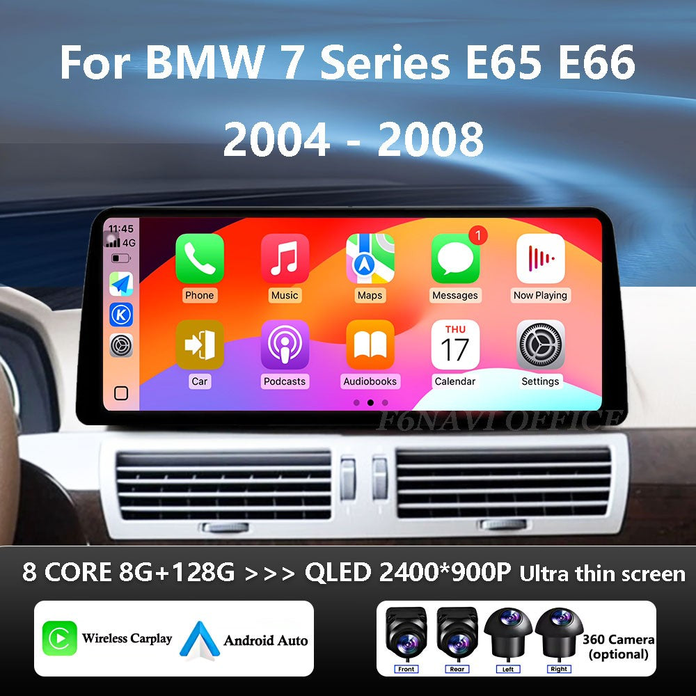 GPS Navegação Bluetooth Ferramentas Automotivas Carro Vídeo Multimídia Player Android 15 WiFi Para BMW Série 7 E65 E66 2004 - 2008 Sistema CCC