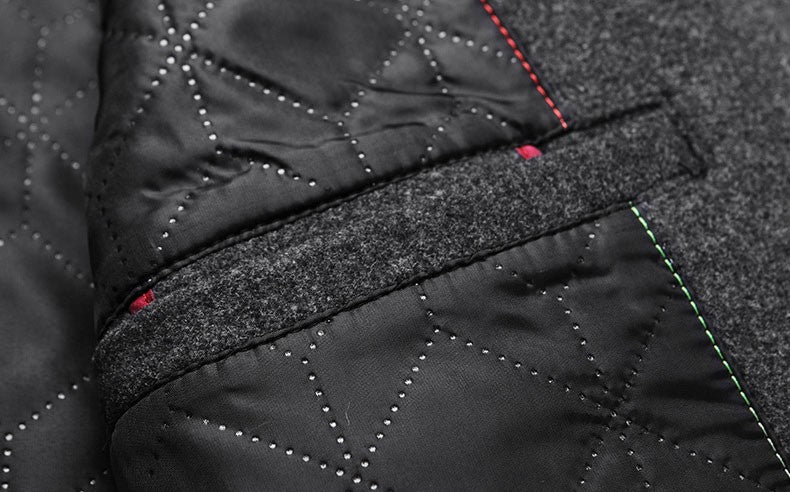 Winter Jacket Men Wool Pea Coat Oversized Overcoat Solid Business Casual Coat Men's Clothing Woollen Coats 4XL AF2011