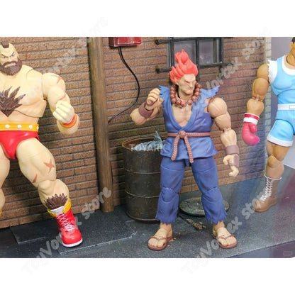 NEW JADA Toys E. Honda Akuma Cammy Anime Action Figure Statue JADA Street Fighter Model Toy Collection Model Doll Toy Gifts
