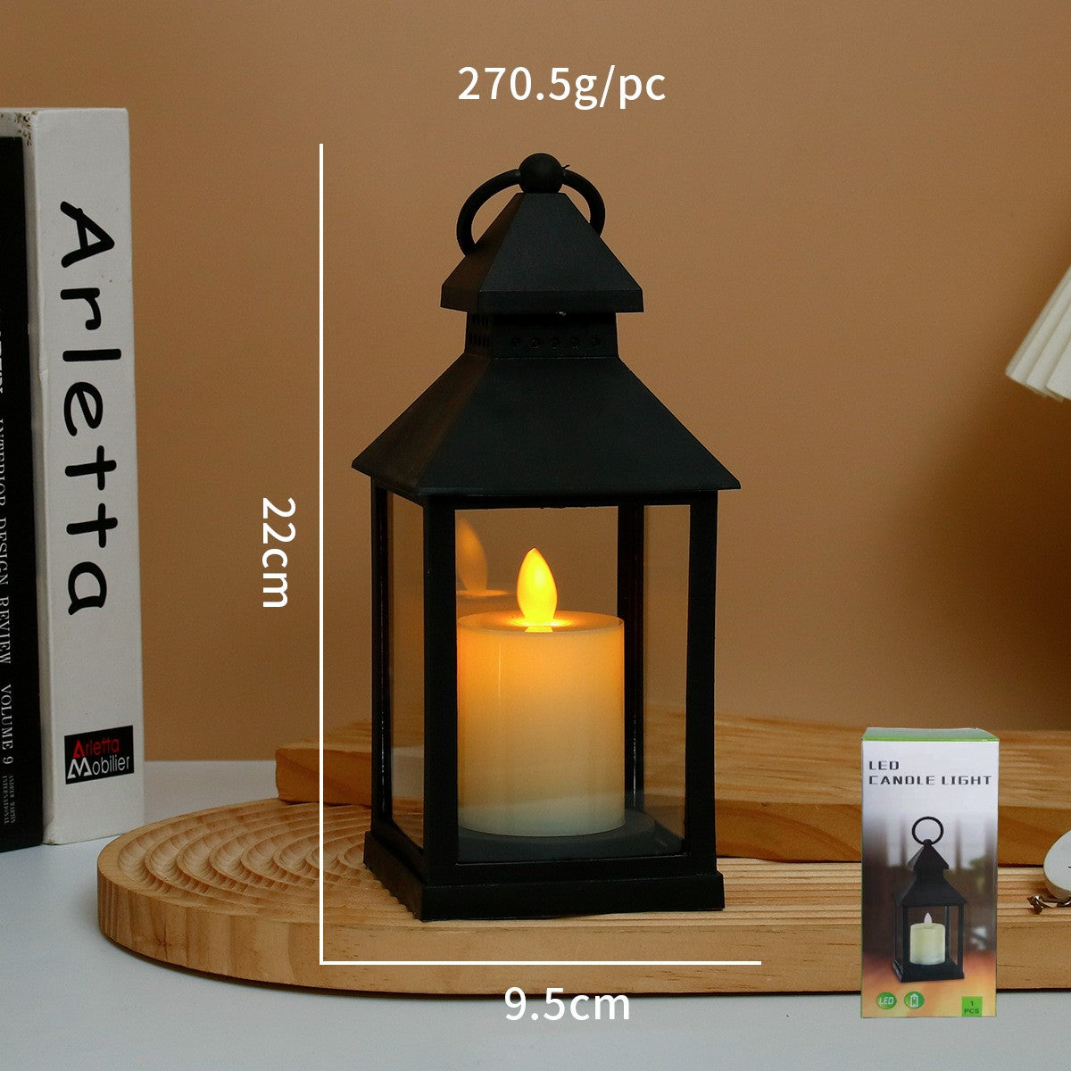 Portable LED Candle Lamps Camping Horse Tent  Lanterns Outdoor Garden Desk Holiday Atmosphere Retro Night Light Decorative Lamps