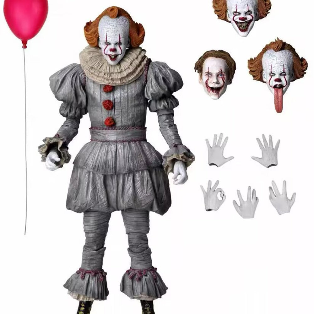 Boneco NECA Pennywise Coringa A Coisa de Stephen King Pennywise Coringa Palhaço Modelo Brinquedo de Terror de Halloween Presentes de Natal e Aniversário