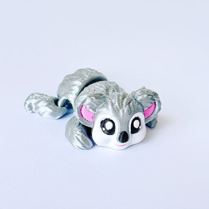 1/2/3 Pieces - 3D Printed Articulated Sloth and Koala Figurines, Indoor and Outdoor Desktop Decorations,  Christmas