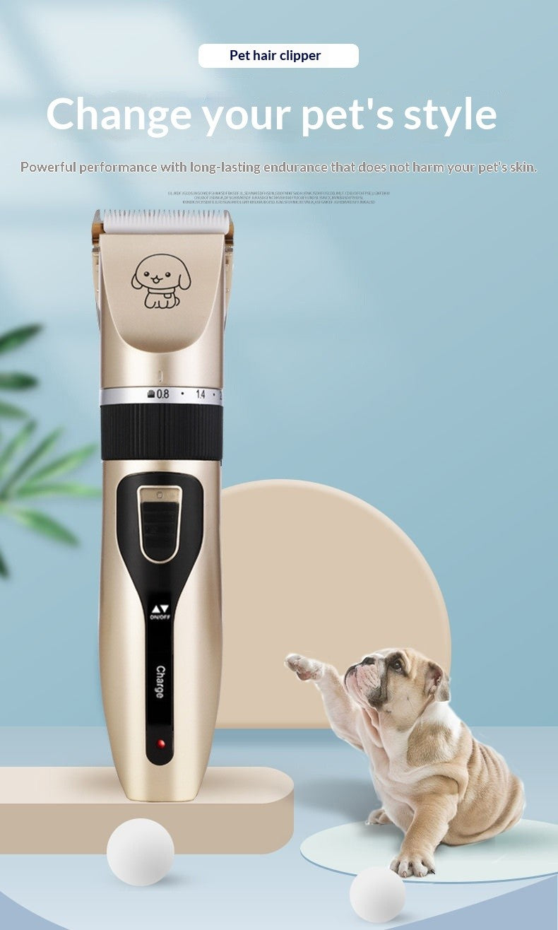 Máquina de Cortar Pelos Elétrica 1500 mAh Aparador de Pelos de Animais Tesoura de Tosa para Cães e Gatos Ferramenta de Tosar